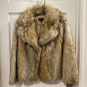 Top Shop Fur Coat